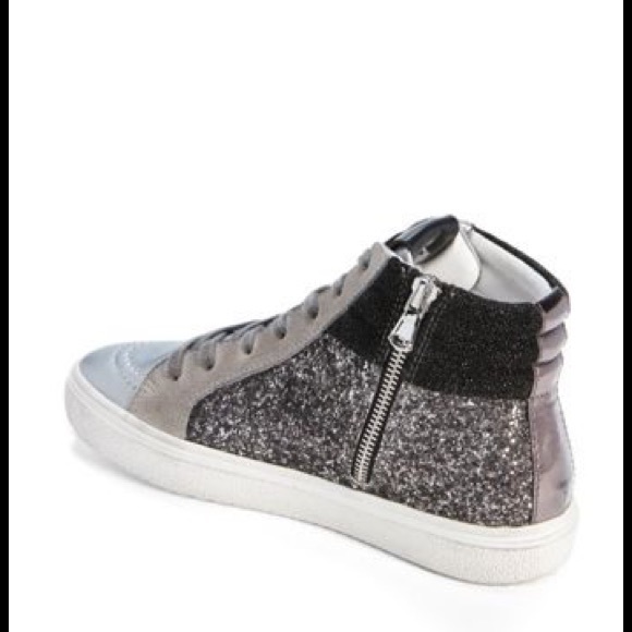 Steve Madden Serena mixed media sneaker - Picture 3 of 8